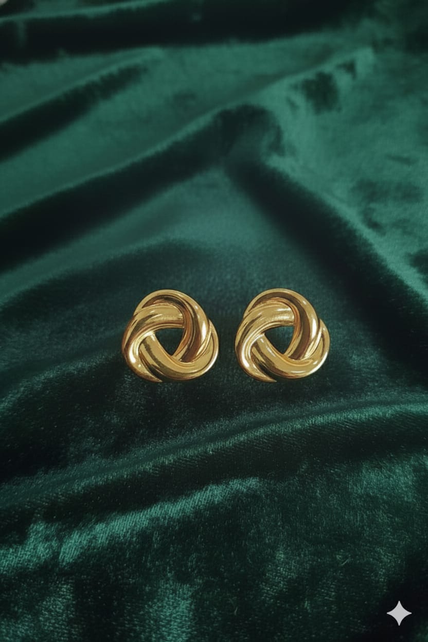 Spiral - Anti Tarnish Earrings - Stud