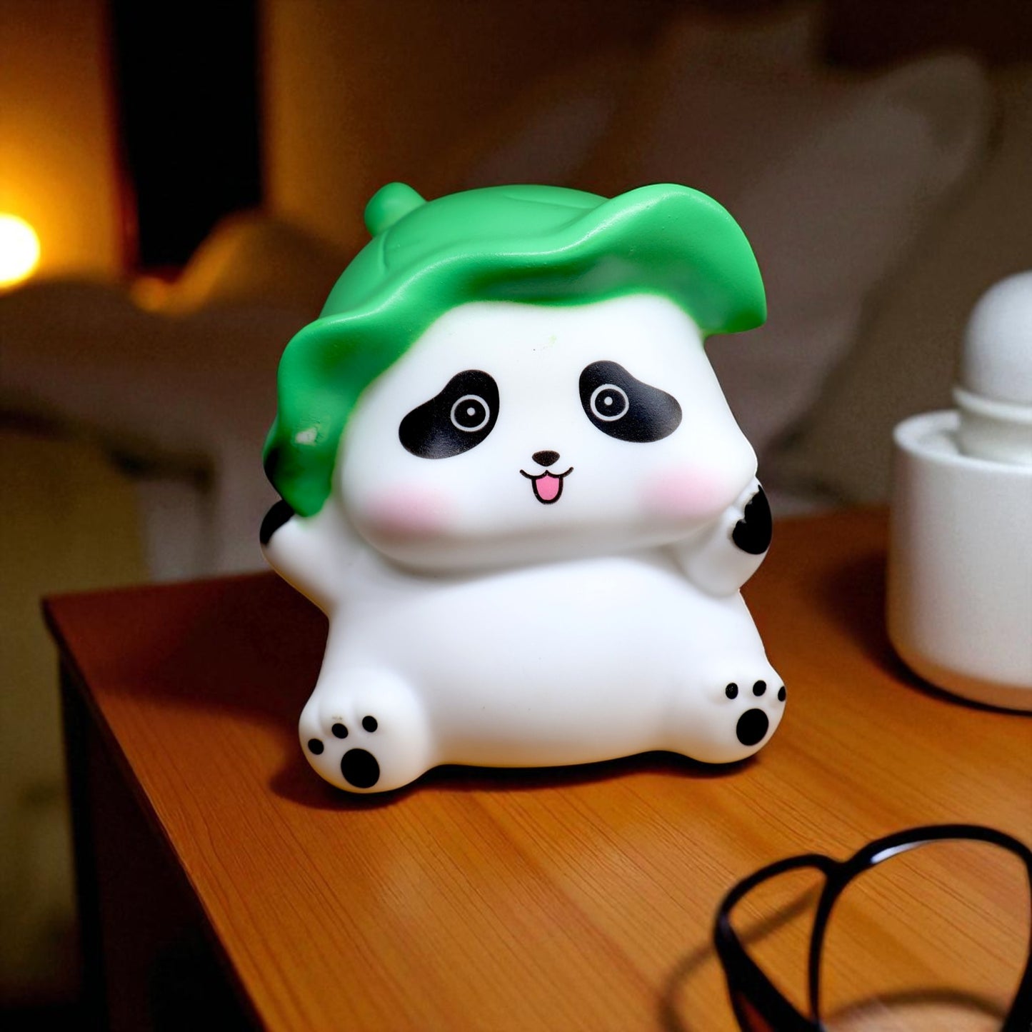 Green Cap Panda - Night Lamp