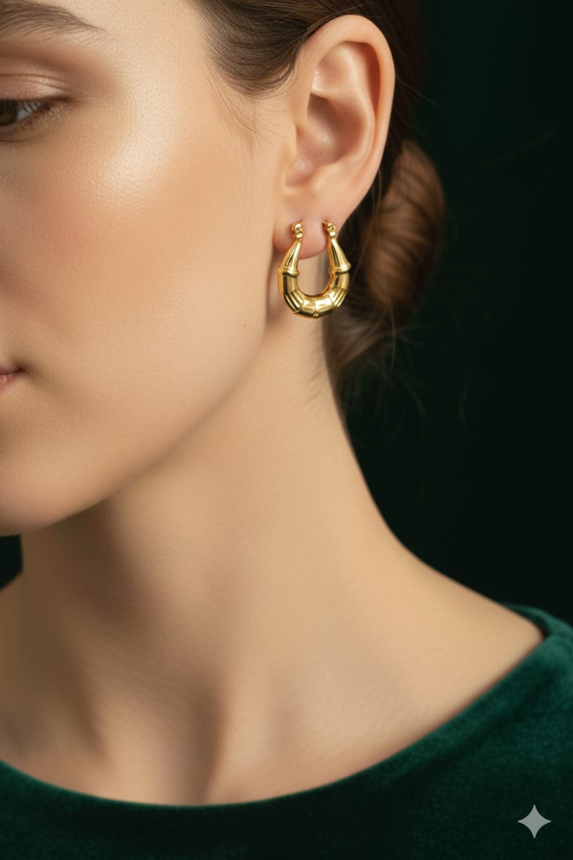 Metal Hoops - Anti Tarnish - Stud