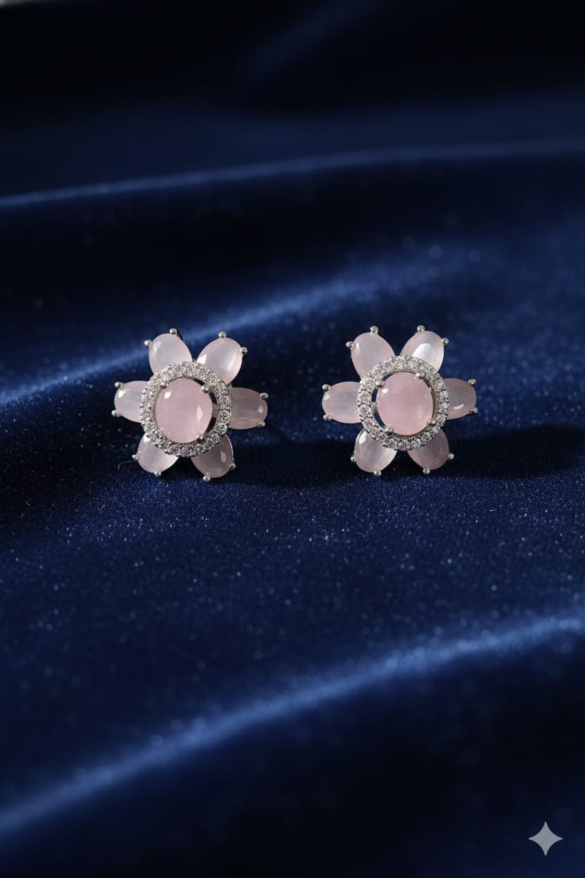 Cubic  - AD Stone Earrings - Stud
