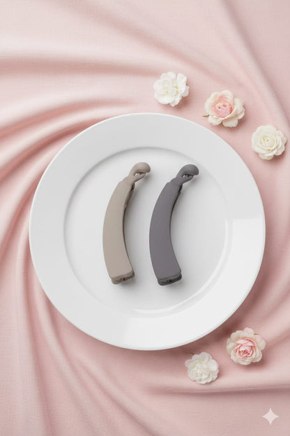 Banana - Hair Clips 2 Pcs