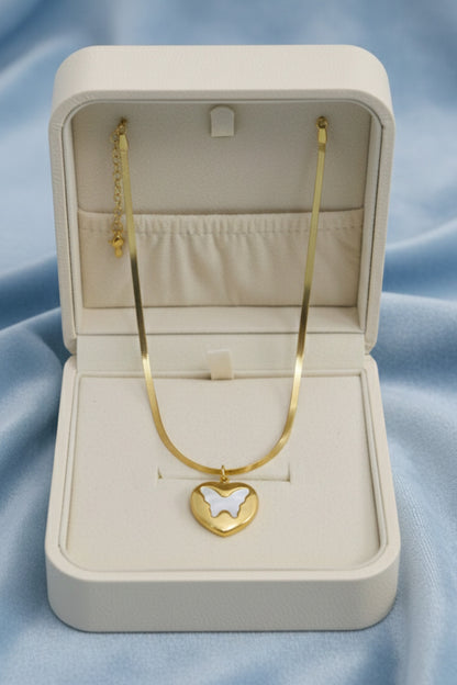 Heart - Anti Tarnish Chain - Gold