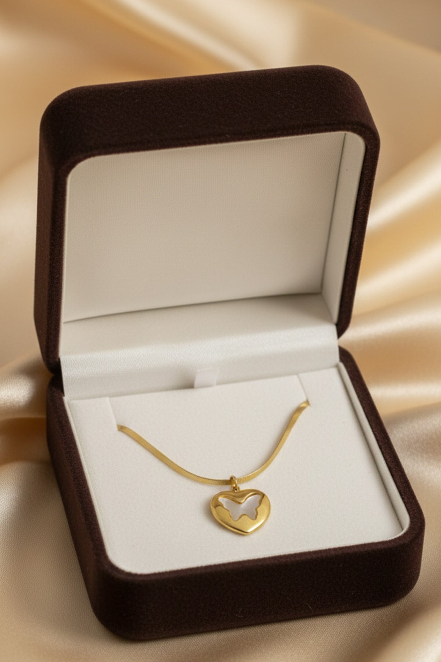 Heart - Anti Tarnish Chain - Gold