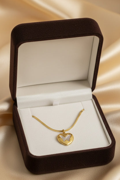 Heart - Anti Tarnish Chain - Gold