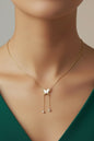 Butterfly Stone - Anti Tarnish Chain - Gold
