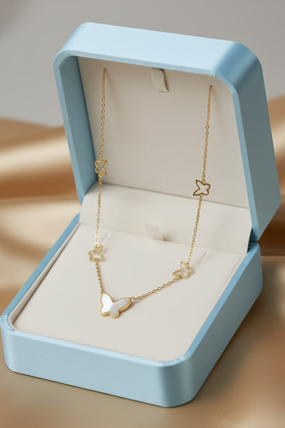 Butterfly - Anti Tarnish Chain - Gold