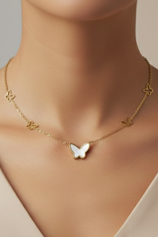 Butterfly - Anti Tarnish Chain - Gold