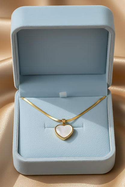 Heart Drop - Anti Tarnish Chain - Gold