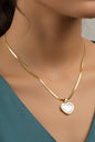 Heart Drop - Anti Tarnish Chain - Gold