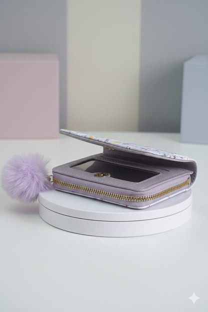 Rainbow Unicorn Wallet  -Lavender