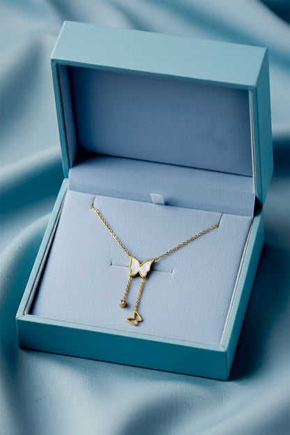 Elegant Butterfly - Anti Tarnish Chain - Gold